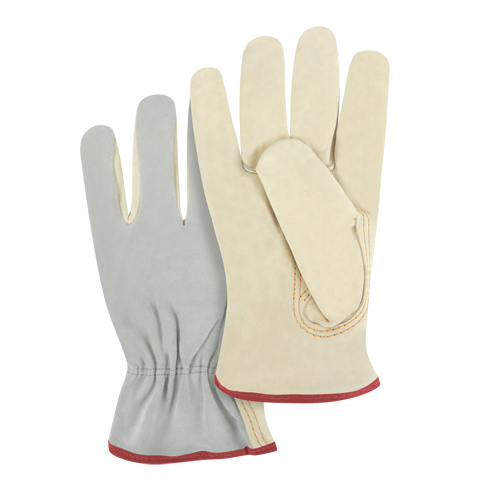 Split Back Driver's Gloves, Small, Grain Cowhide Palm Stor-it Systems