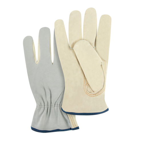 Gants de conducteur &agrave; dos fendu, T-Grand, Paume en Cuir fleur de vache Stor-it Systems