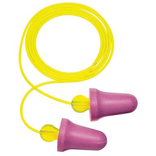 E-A-R No-Touch Foam Earplugs, Pair - Polybag, Corded Stor-it Systems