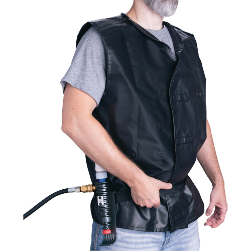 Veste de refroidissement avec dispositif refroidissant en plastique ALLEGRO INDUSTRIES, Grand, Noir Stor-it Systems