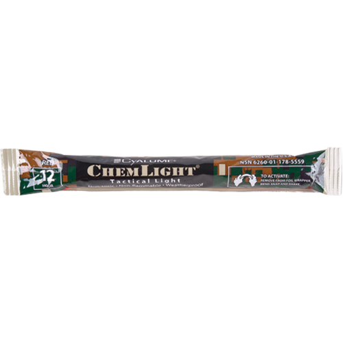 B&acirc;tons de s&eacute;curit&eacute; luminescents Cyalume 6", Rouge, Dur&eacute;e 12 h Stor-it Systems