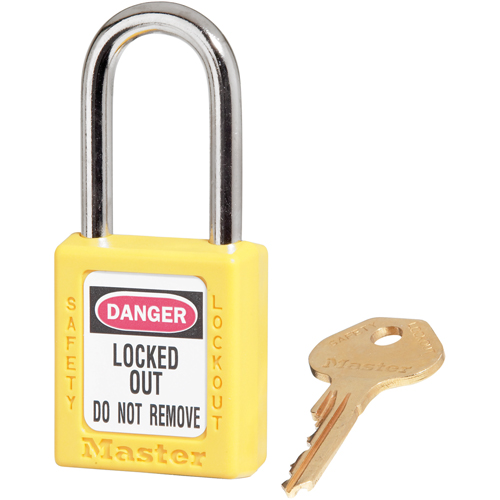 Cadenas Zenex, Cadenas de s&eacute;curit&eacute;, Cl&eacute;s diff&eacute;rentes, Thermoplastique, Largeur de 1-1/2" Stor-it Systems