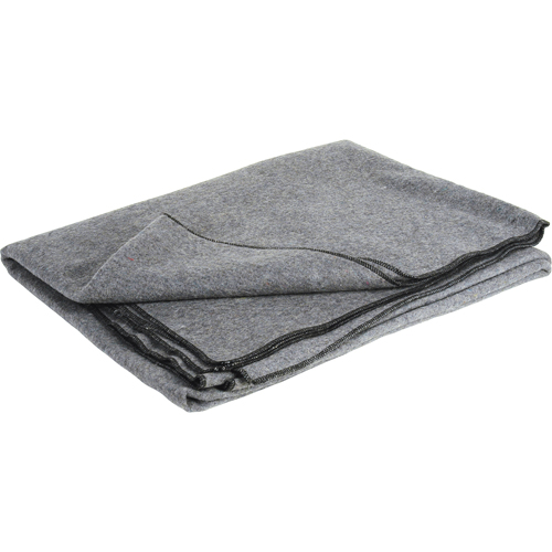 Couverture de laine ignifuge, Laine, 84"lo x 66"la Stor-it Systems