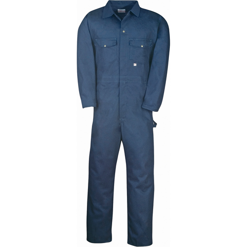Westex Indura&reg;FR-7A&reg; Welder's Coveralls, Size 34, Navy Blue Stor-it Systems