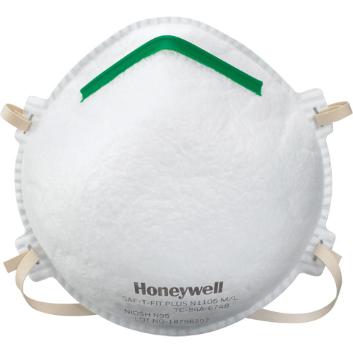 Respirateurs contre les particules Saf-T-Fit Plus N1105, N95, Certifi&eacute; NIOSH, Petit Stor-it Systems
