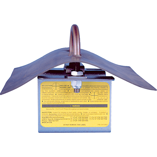 Permanent Roof Anchor, Roof, Permanent Use Stor-it Systems