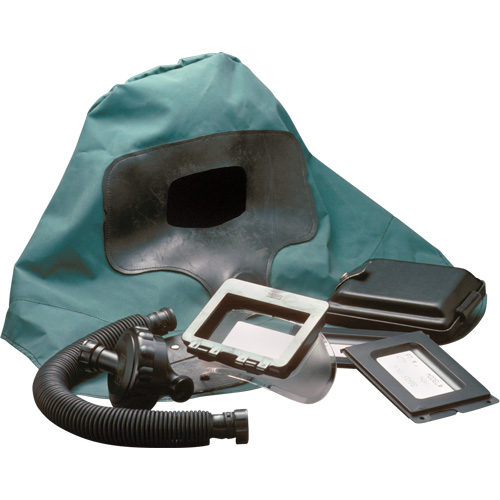 Abrasi-Blast Supplied-Air Respirator Assembly, Medium, Soft Top, Single Shroud Stor-it Systems