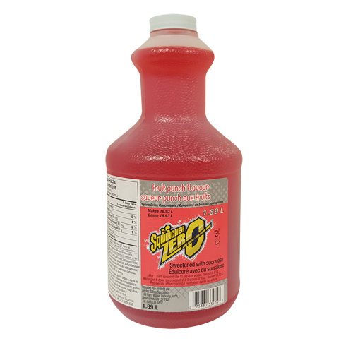 Sqwincher&reg; ZERO&reg; Rehydration Drink, Concentrate, Fruit Punch Stor-it Systems