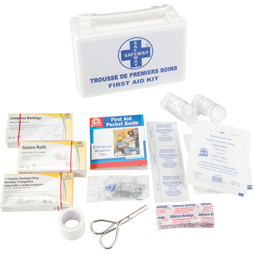 Trousse de premiers soins, Dispositif m&eacute;dical Classe 1, Boîte en plastique Stor-it Systems