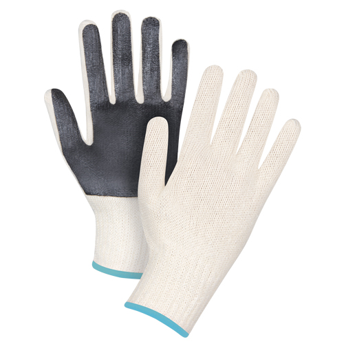 Palm-Coated String Knit Gloves, Poly/Cotton, Single Sided, 7 Gauge, X-Large Stor-it Systems