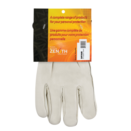 Gants de conducteur doubl&eacute;s pour l'hiver d'usage standard, 2T-Grand, Paume en Cuir fleur de vache, Molleton Stor-it Systems