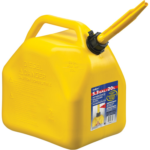 Jerry Cans, 5.3 US gal./20.06 L, Yellow, CSA Compliant/ULC Stor-it Systems