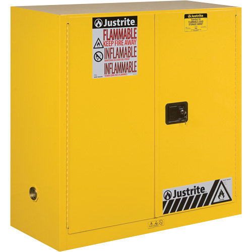Sure-Grip&reg; Ex Flammable Storage Cabinets, 30 gal., 1 Door, 43" W x 44" H x 18" D Stor-it Systems