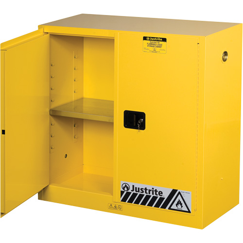 Sure-Grip&reg; Ex Flammable Storage Cabinets, 30 gal., 2 Door, 43" W x 44" H x 18" D Stor-it Systems