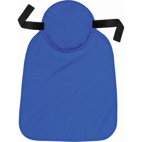 Tampons  et voiles pour le cou refroidissants pour casque de s&eacute;curit&eacute; Chill-Its 6717, Bleu Stor-it Systems