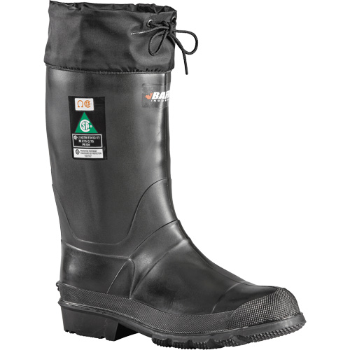 Refinery Boots, Oarprene Rubber, Steel Toe, Puncture Resistant Sole, Size 6 Stor-it Systems
