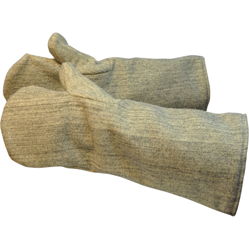 Carbo-King Heat Protective Mitts, Aramid, Large, Protects Up To 2100° F (1149° C) Stor-it Systems