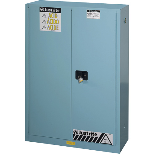 ChemCor&reg; Lined Acid/Corrosive Storage Cabinets, 45 gal., 43" x 65" x 18" Stor-it Systems