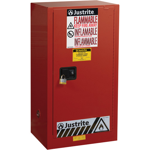 Armoire de s&eacute;curit&eacute; pour la peinture et les encres combustibles EX Sure-Grip, 20 gal., 2 tablettes Stor-it Systems