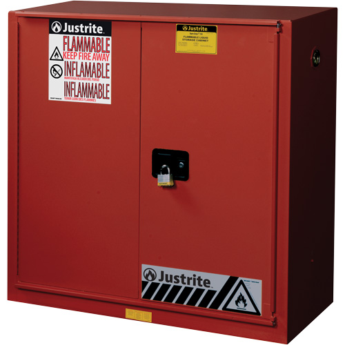 Armoire de s&eacute;curit&eacute; pour la peinture et les encres combustibles EX Sure-Grip, 40 gal., 3 tablettes Stor-it Systems