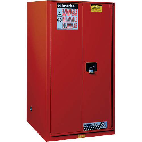 Armoire de s&eacute;curit&eacute; pour la peinture et les encres combustibles EX Sure-Grip, 96 gal., 5 tablettes Stor-it Systems