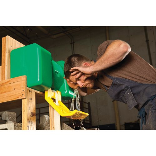 Eyewash Station, Gravity-Fed, 9 gal. Capacity, Meets ANSI Z358.1 Stor-it Systems