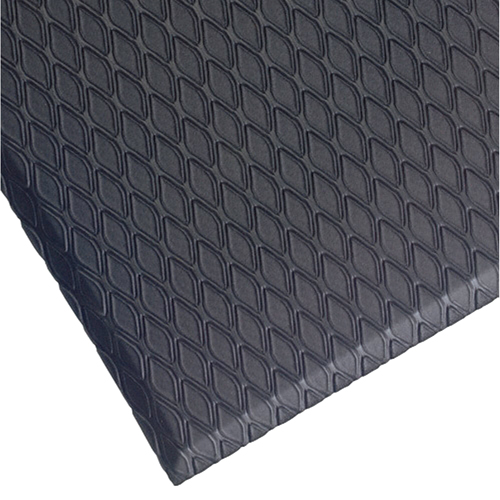 Cushion Select Mat, Diamond, 3' x 5' x 5/8", Charcoal, Nitrile/PVC Stor-it Systems