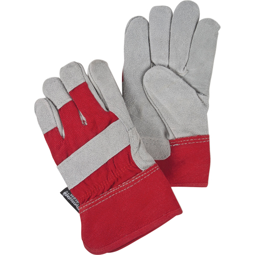 Superior Warmth Winter-Lined Fitters Gloves, Ladies, Split Cowhide Palm, Thinsulate Inner Lining Stor-it Systems