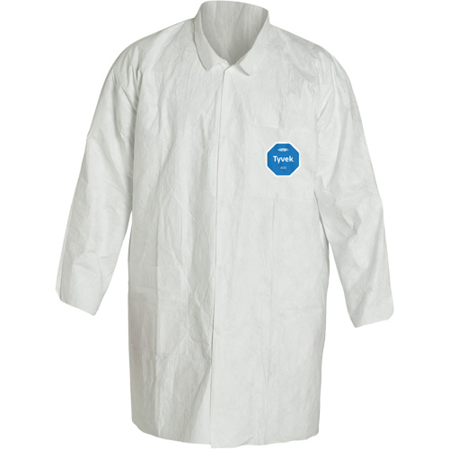 Sarrau de laboratoire, Tyvek 400, Blanc, Petit Stor-it Systems