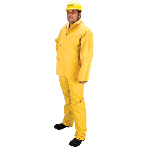 RZ600 Flame Resistant Rain Suit, Small, Yellow Stor-it Systems