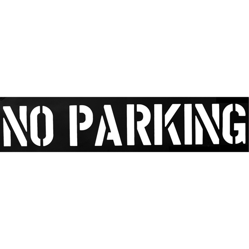 Pochoirs pour parc de stationnement, Anglais, 12" Stor-it Systems