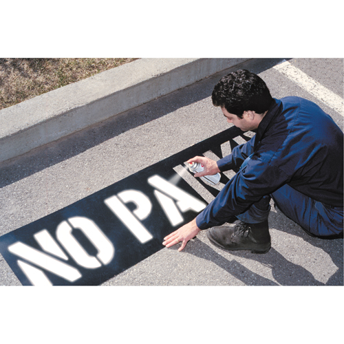 Pochoirs pour parc de stationnement, Anglais, 12" Stor-it Systems