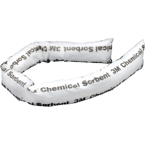 Chemical Sorbent Mini-Boom, Chemical, 4' L x 3" W, 12 gal. Absorbancy, 12 /Pack Stor-it Systems