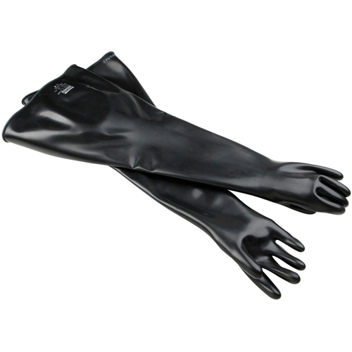 Ambidextrous Glove, Size X-Large/10, 32" L, Butyl Rubber, 30-mil Stor-it Systems