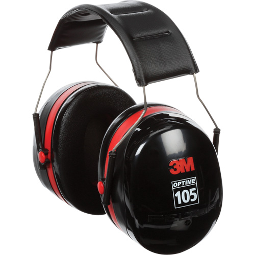 Peltor Optime 105 Series Earmuffs, Headband, 30 NRR dB Stor-it Systems