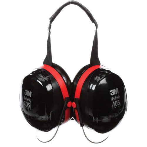 Peltor Optime 105 Series Earmuffs, Neckband, 29 NRR dB Stor-it Systems