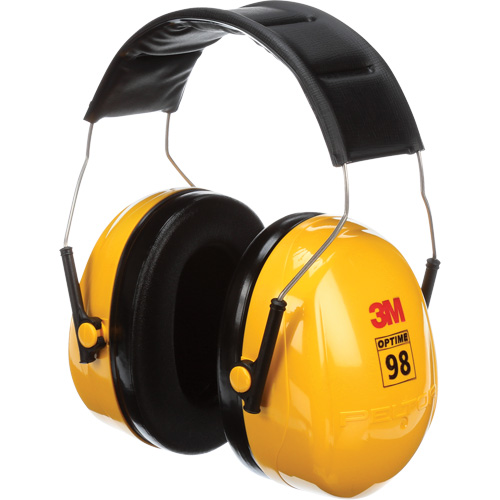 Peltor Optime 98 Series Earmuffs, Headband, 25 NRR dB Stor-it Systems