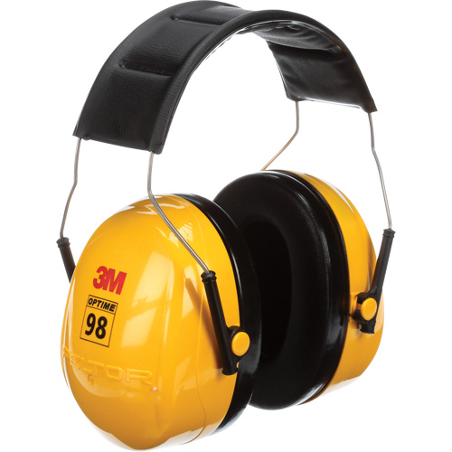 Peltor Optime 98 Series Earmuffs, Headband, 25 NRR dB Stor-it Systems