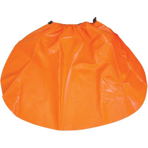 &eacute;cran anti-pluie pour casque de s&eacute;curit&eacute;, Taille unique, Orange, Nylon/PVC Stor-it Systems