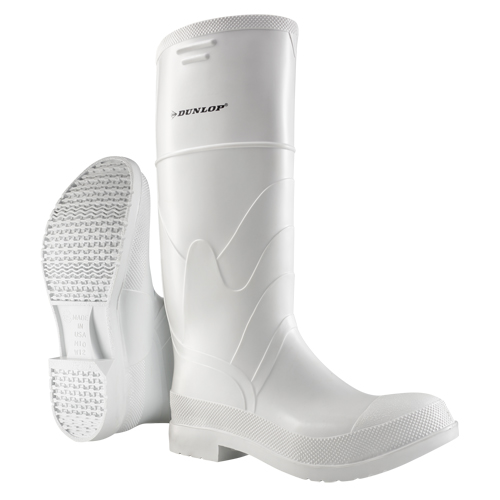 White Boots, PVC, Size 6 Stor-it Systems