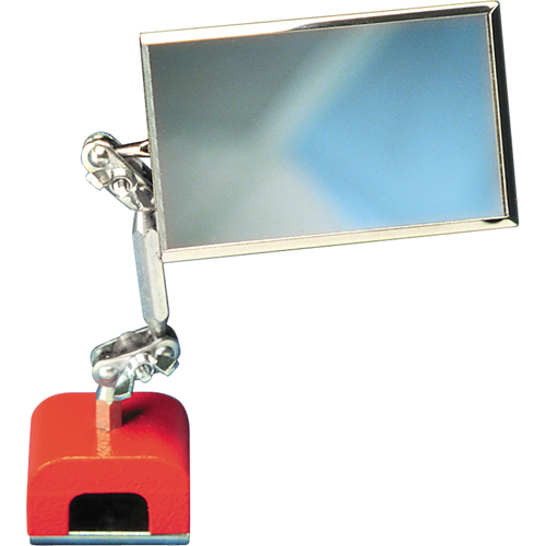 Inspection Mirror, Rectangular, 3-1/2" L x 2" W, Telescopic Stor-it Systems