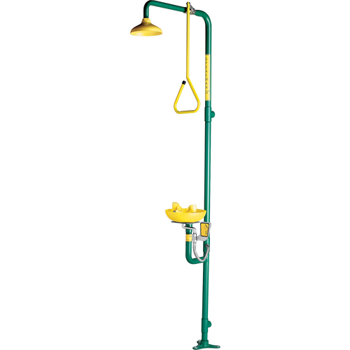 Combinaison de douche & douche oculaire/faciale a&eacute;r&eacute;e Safe-T-Zone Stor-it Systems