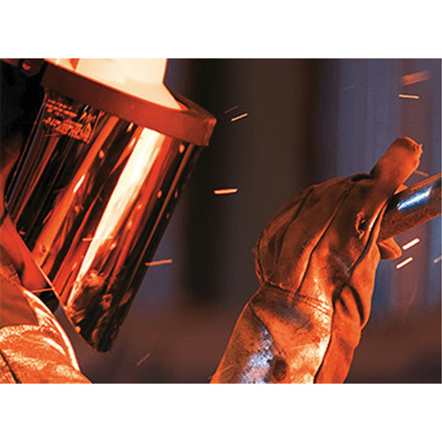 Ratchet Headgear with Faceshield, Polycarbonate, Ratchet Suspension Stor-it Systems