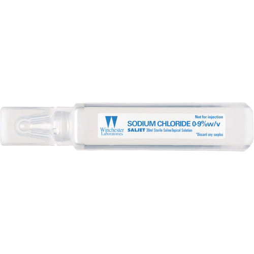 Solution saline Saljet, dose unique, 1,01 oz Stor-it Systems