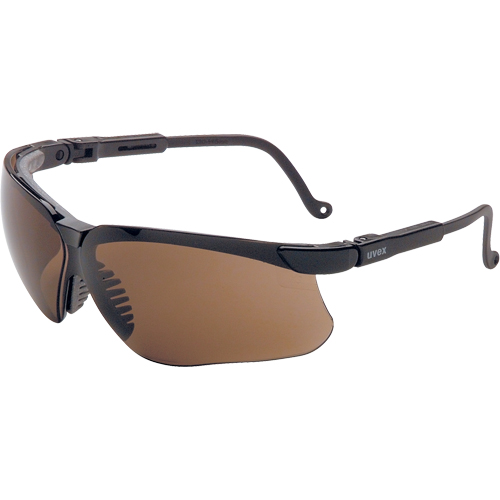 Uvex&reg; Genesis&reg; Safety Glasses with HydroShield Lenses, Brown Lens, Anti-Fog, Meets/Exceeds CSA Z94.3 Stor-it Systems