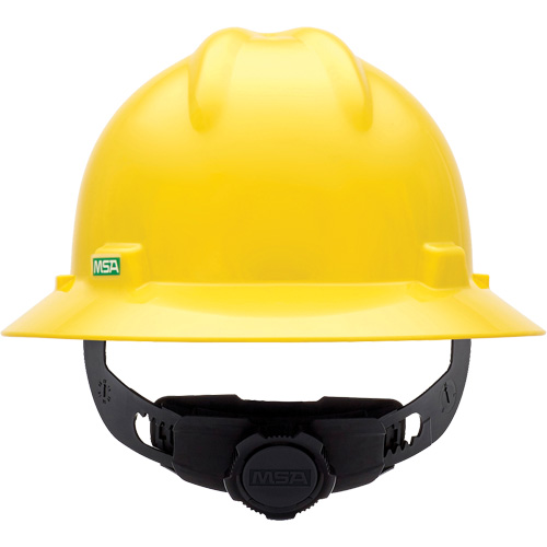 Casques de s&eacute;curit&eacute; &agrave; bordure compl&egrave;te V-Gard, R&eacute;pond aux normes CSA type 1, Suspension Rochet, Non ventil&eacute; Stor-it Systems