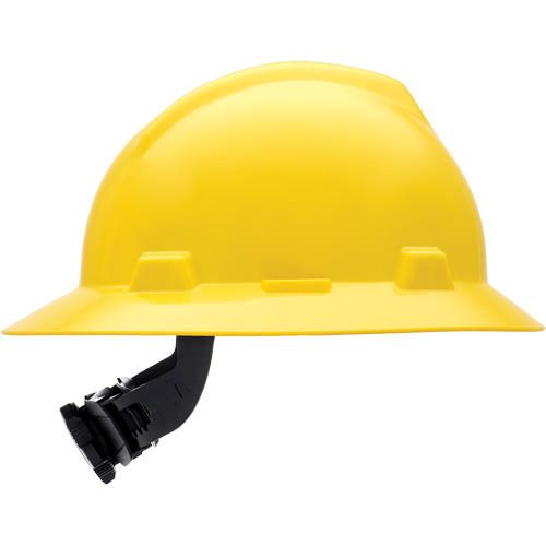 Casques de s&eacute;curit&eacute; &agrave; bordure compl&egrave;te V-Gard, R&eacute;pond aux normes CSA type 1, Suspension Rochet, Non ventil&eacute; Stor-it Systems