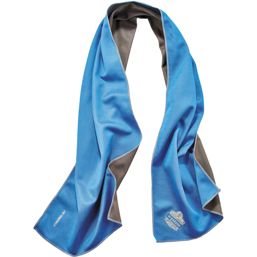 Chill-Its&reg; 6602MF Microfiber Cooling Towel, Blue Stor-it Systems