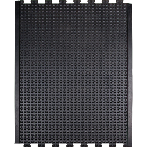 Tapis antifatigue en d&ocirc;me, &agrave; bulles, 3' x 4' x 1/2", Noir, Caoutchouc Stor-it Systems