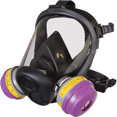 Respirateur &agrave; masque complet de s&eacute;rie RU6500 de North, Silicone, Grand Stor-it Systems